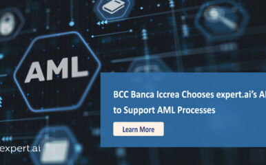 BCC Banca Iccrea Chooses expert.ai's Artificial Intelligence to Support AML Processes